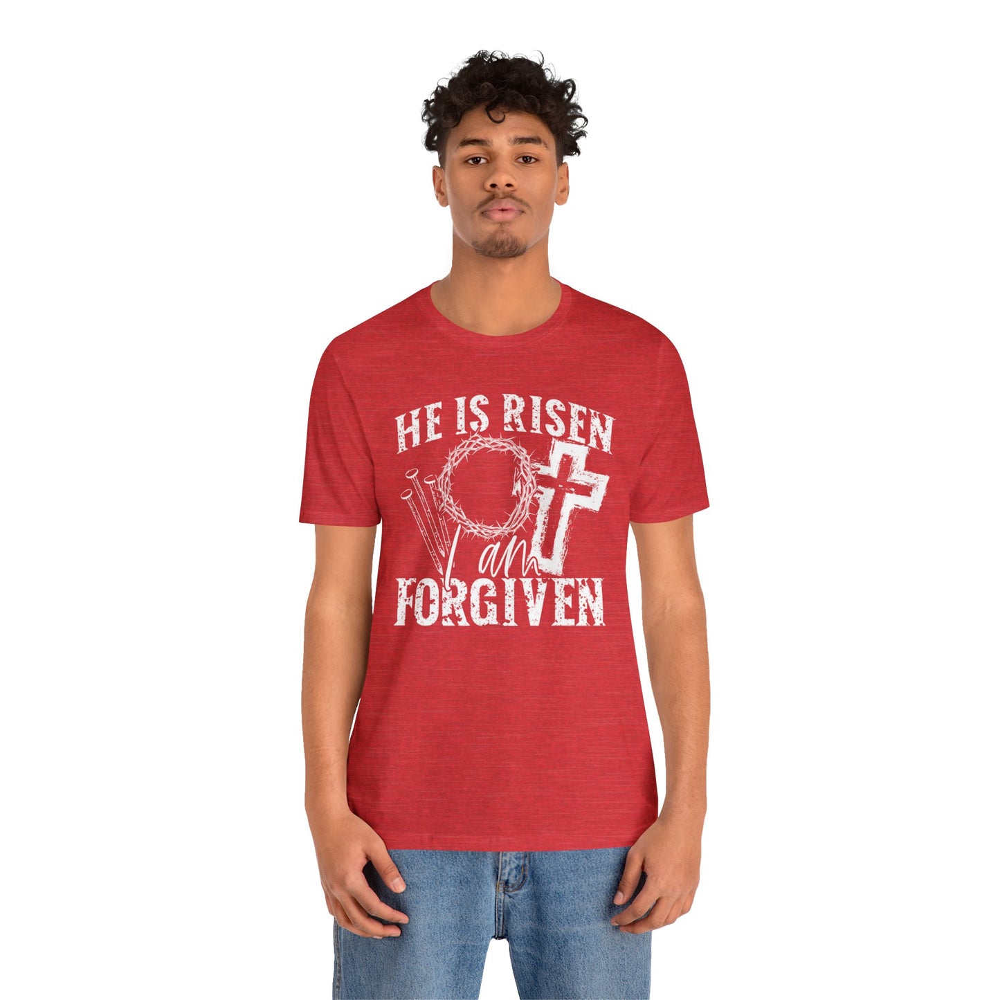 He Is Risen I Am Forgiven Christian Faith Shirt