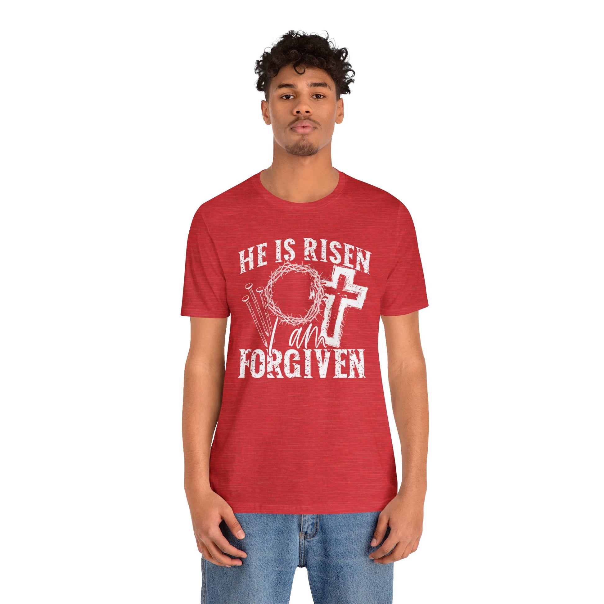 He Is Risen I Am Forgiven Christian Faith Shirt