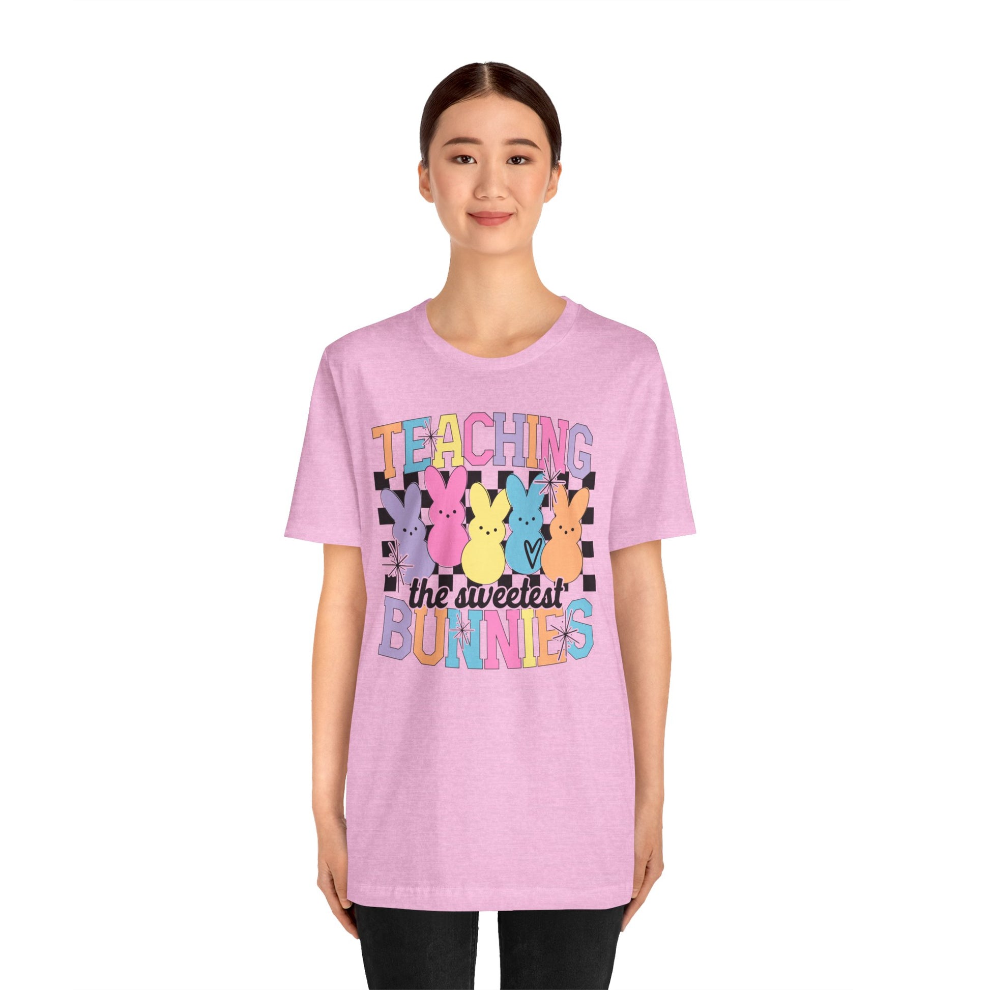 Teaching the Sweetest Bunnies Teacher Easter Shirt 