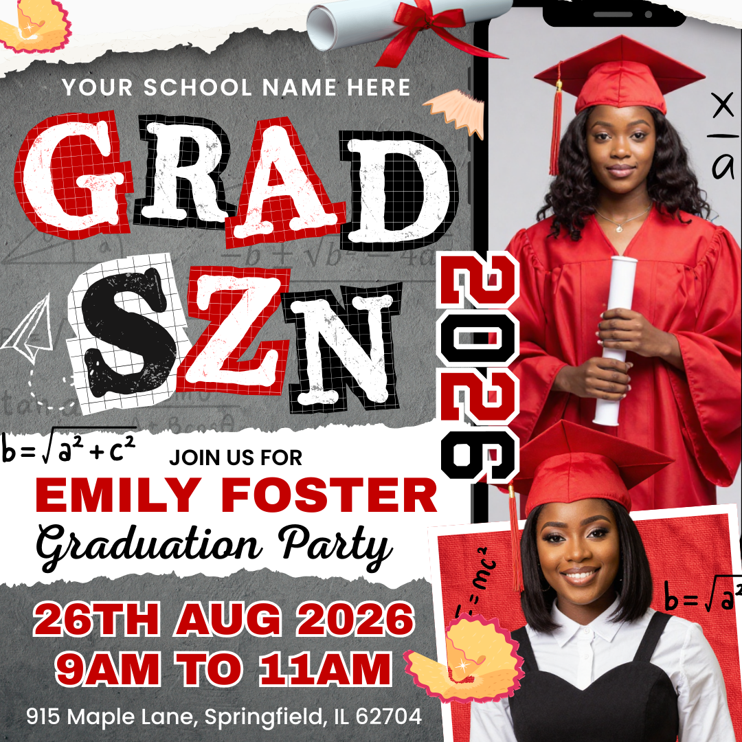 Graduation Announcement Flyer