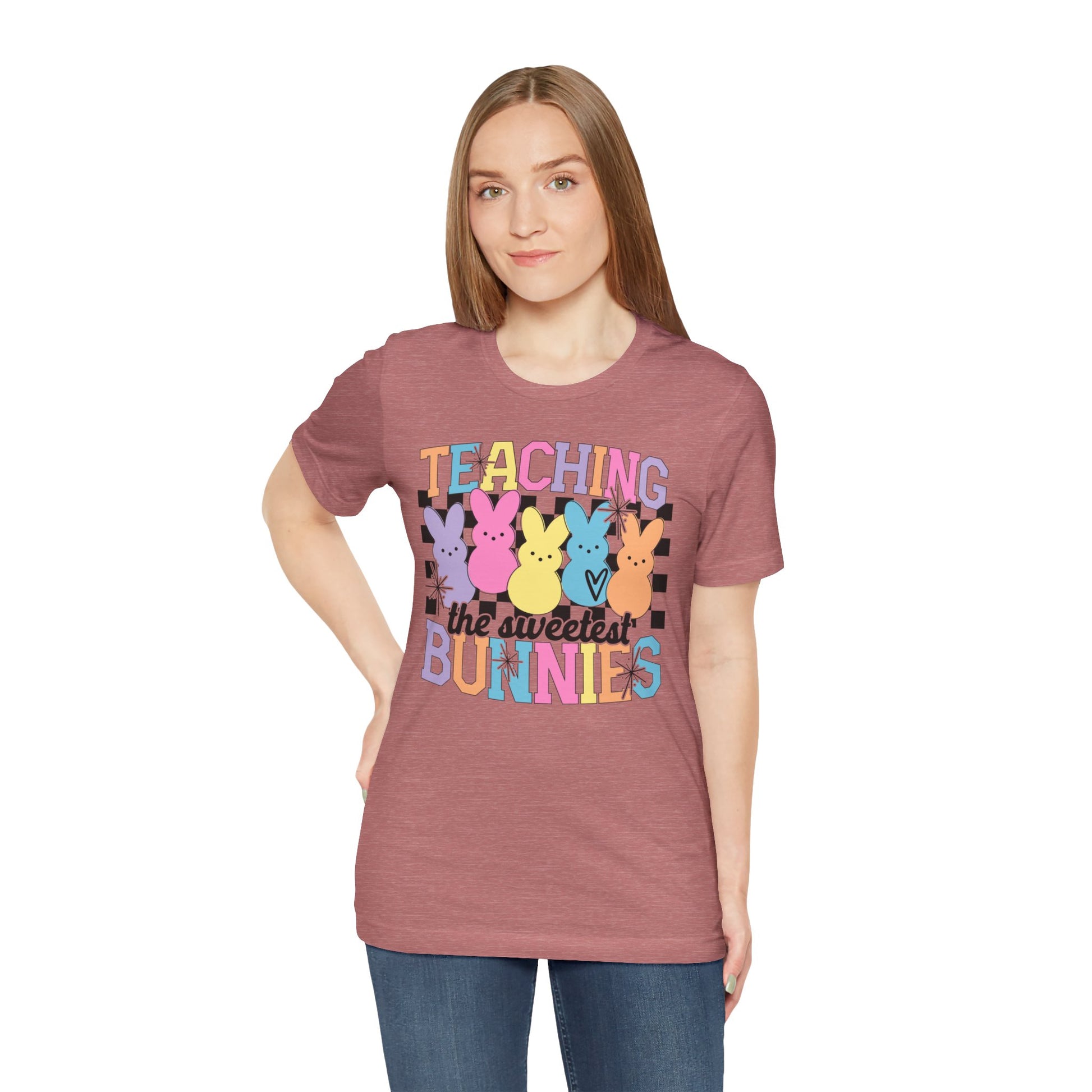 Teaching the Sweetest Bunnies Teacher Easter Shirt 