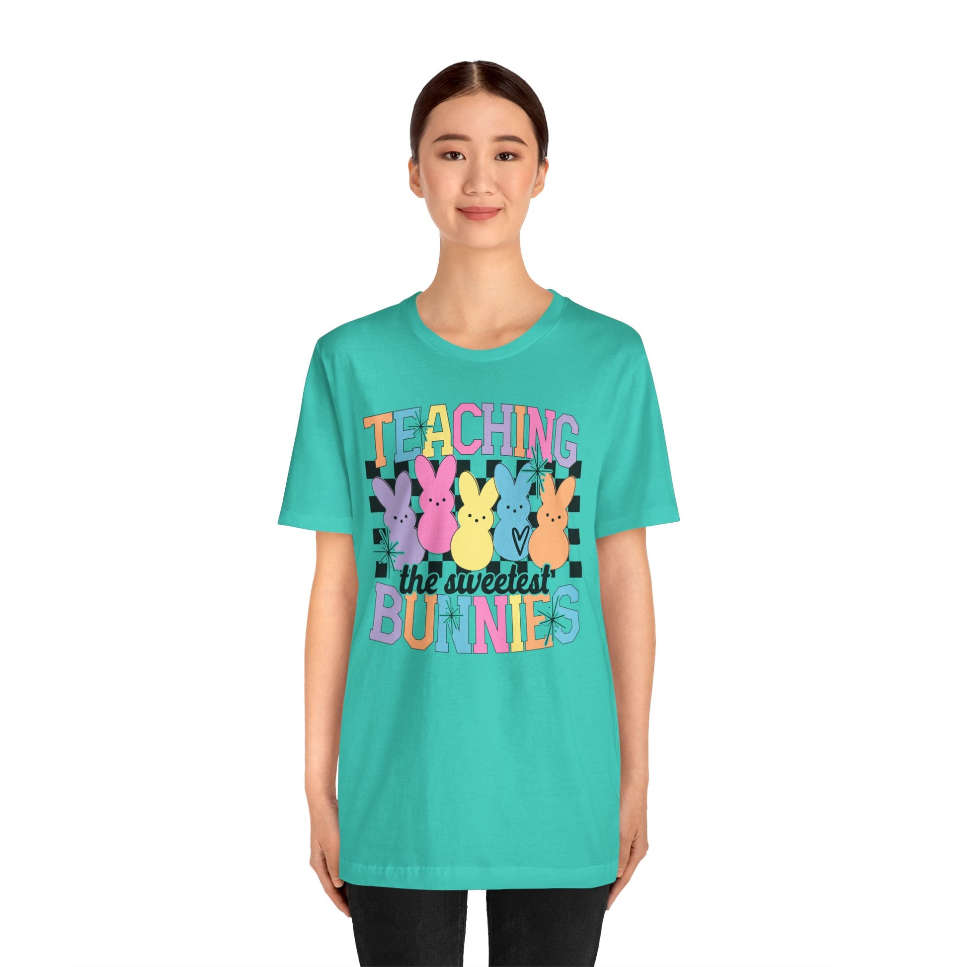 Teaching the Sweetest Bunnies Teacher Easter Shirt 