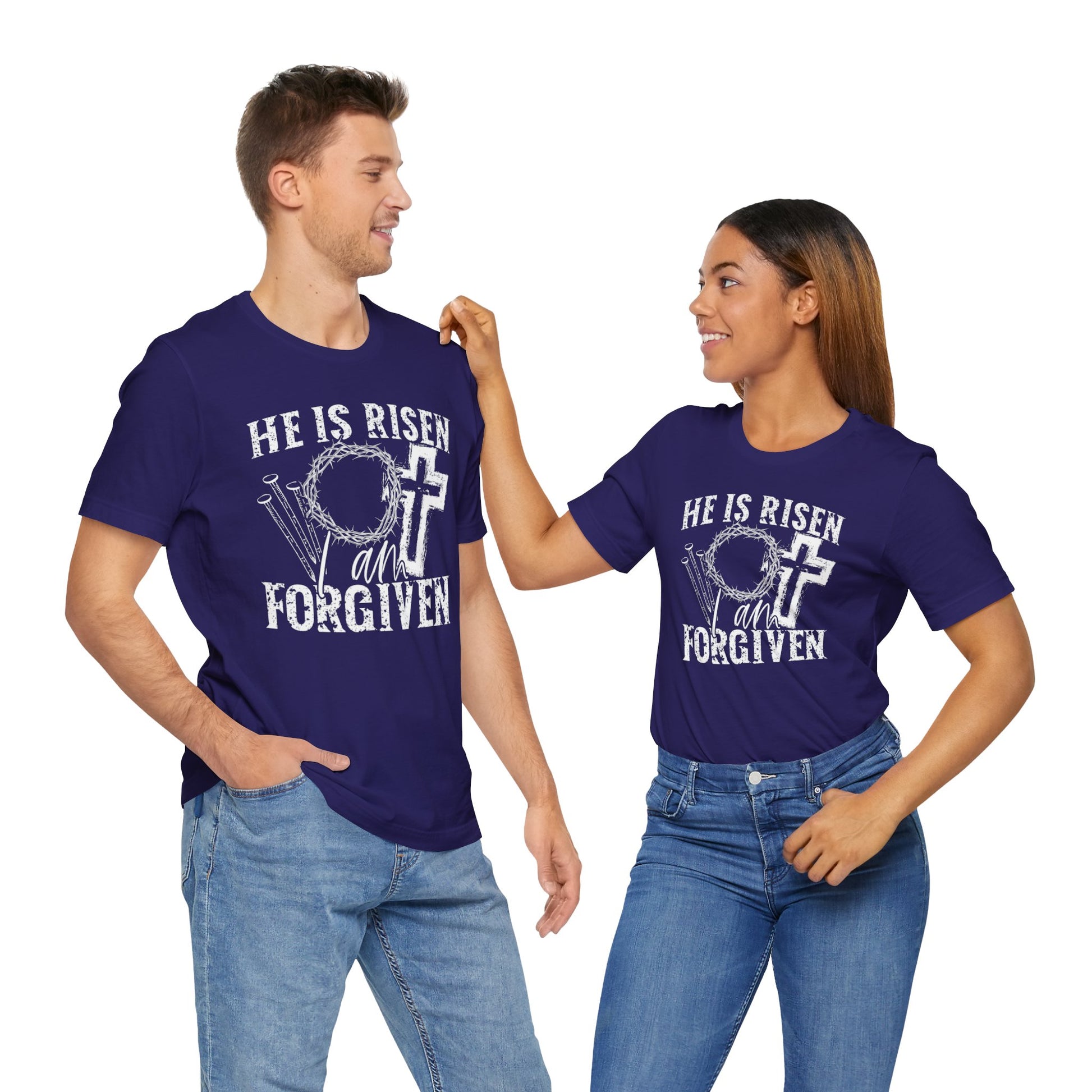 He Is Risen I Am Forgiven Christian Faith Shirt
