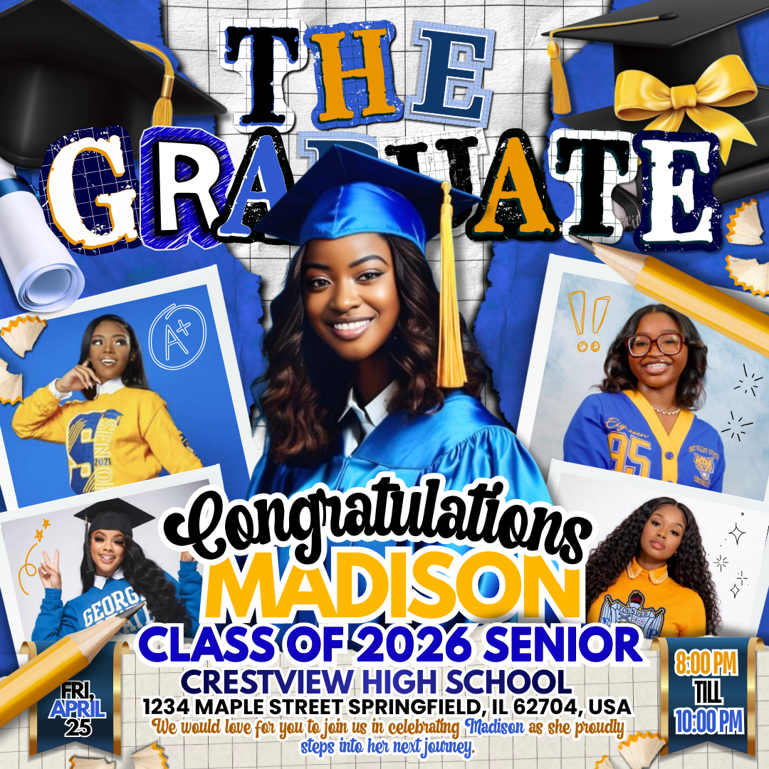 Graduation Announcement Flyer