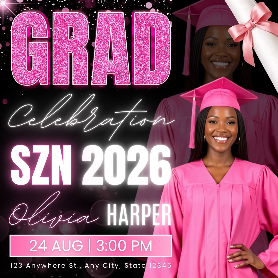 Graduation Announcement Flyer
