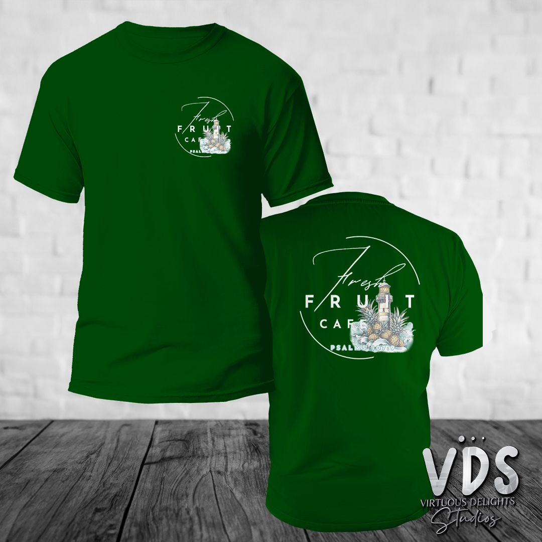 Fresh Fruit Cafe Small Business Owner Shirt Green