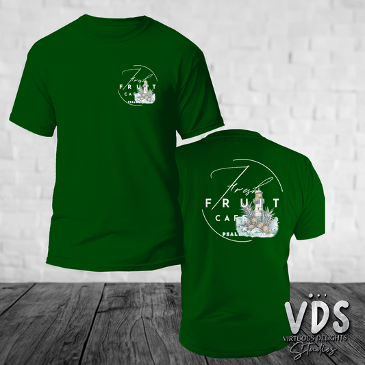 Fresh Fruit Cafe Small Business Owner Shirt Green