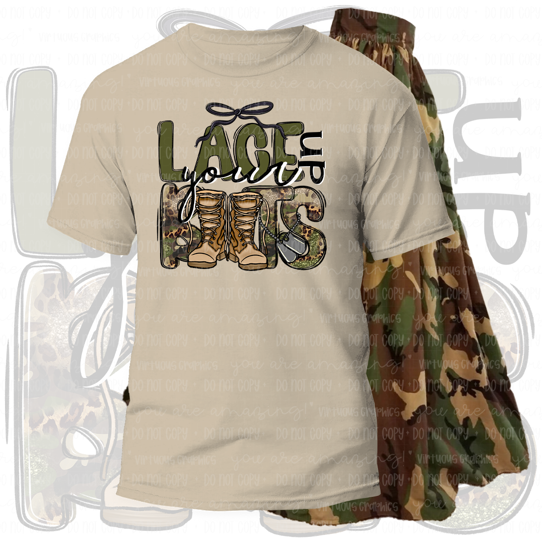 Lace Up Your Boots Tshirt