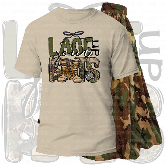 Lace Up Your Boots Tshirt