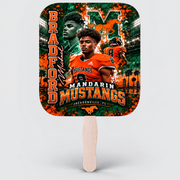 Michael Bradford Wooden-Handle Fan