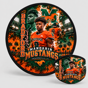Michael Bradford Round Foldable Fan