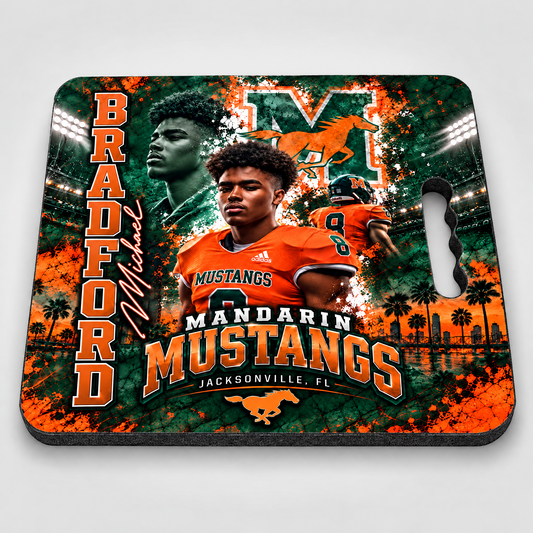 Michael Bradford Stadium Seat Cushion