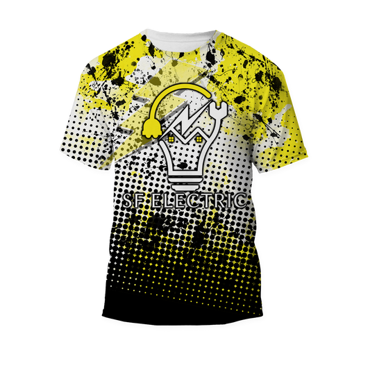 SF Electric All Over Print Paint Splash Halftone