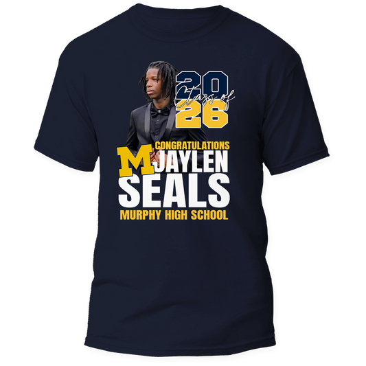 Custom Graduation T-Shirt 🎓 | Personalized Photo Grad Shirt | Class of 2026 Senior Shirt