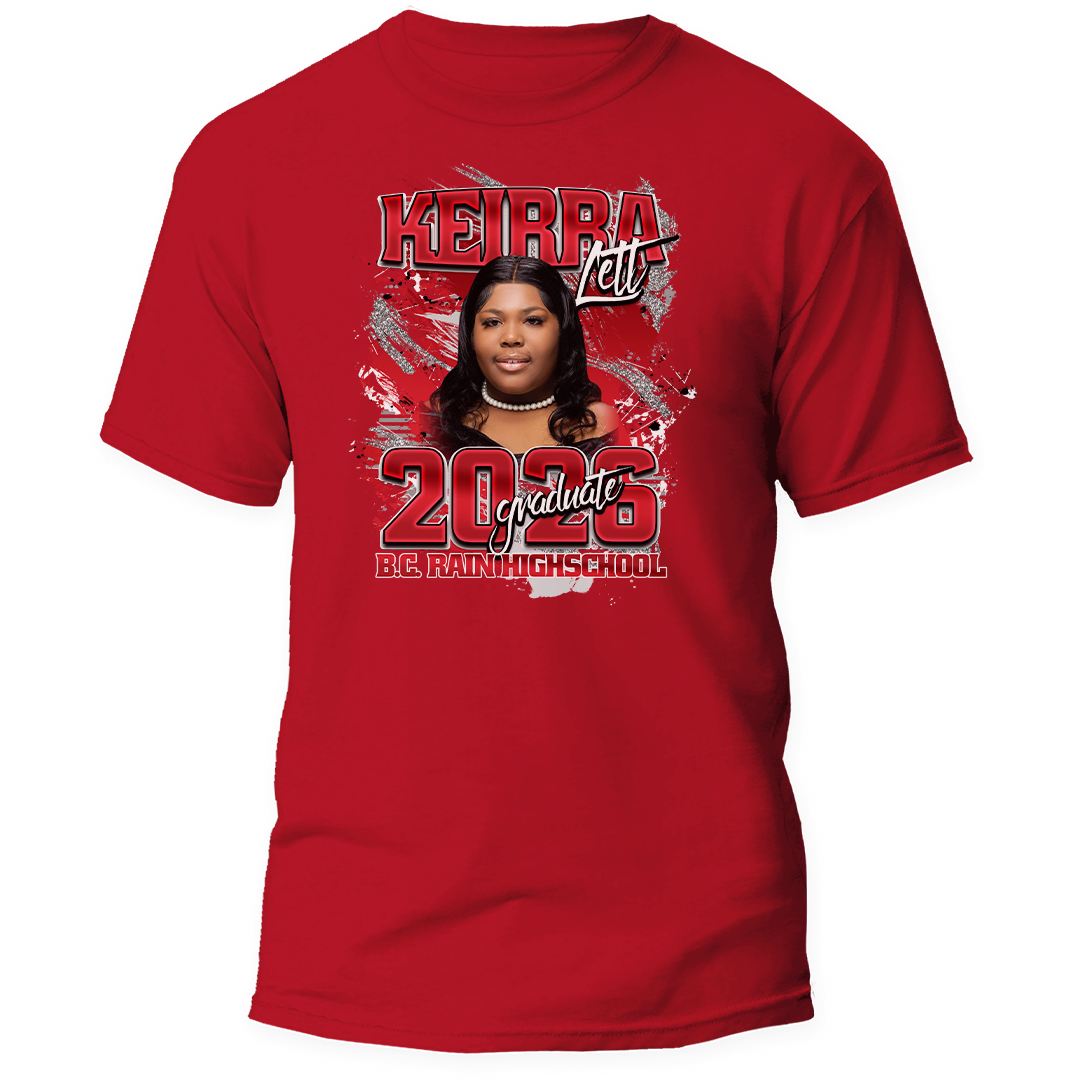 Custom Graduation T-Shirt 🎓 | Personalized Photo Grad Shirt | Class of 2026 Senior Shirt