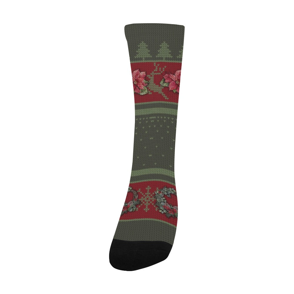 Have a Merry Pugmas Men's Custom Socks