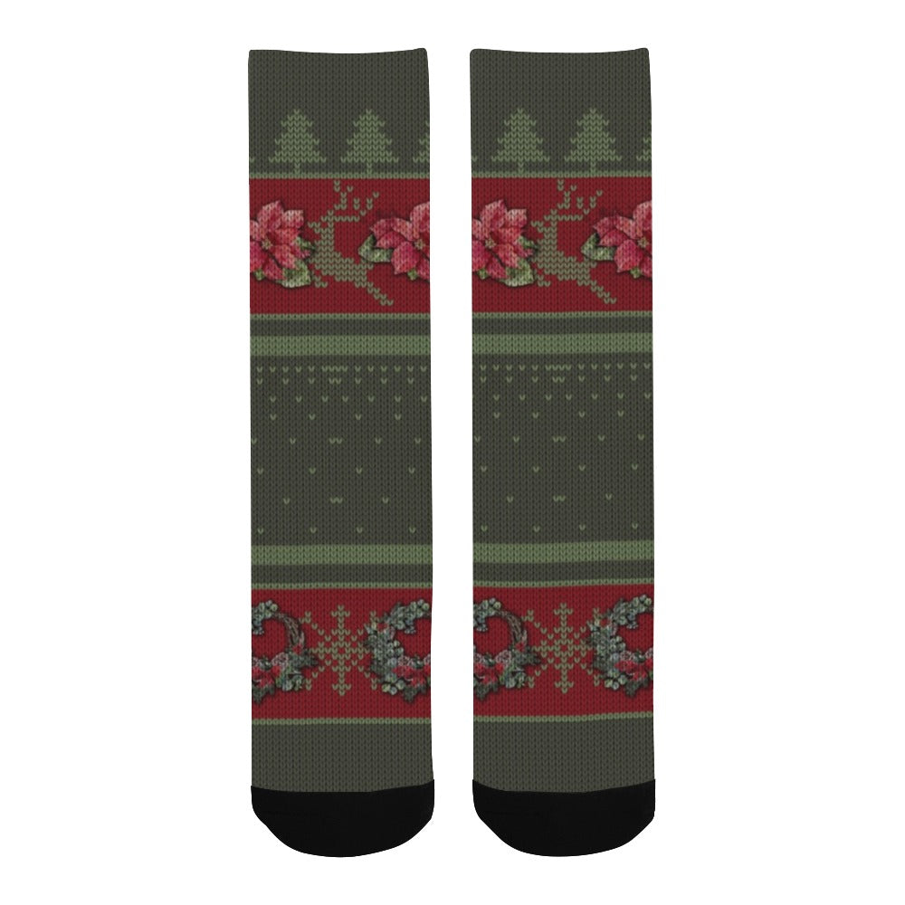 Have a Merry Pugmas Men's Custom Socks
