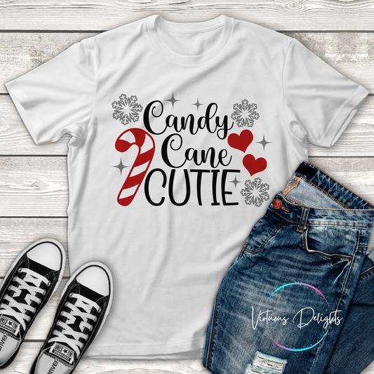 Candy Cane Cutie Christmas T-Shirt